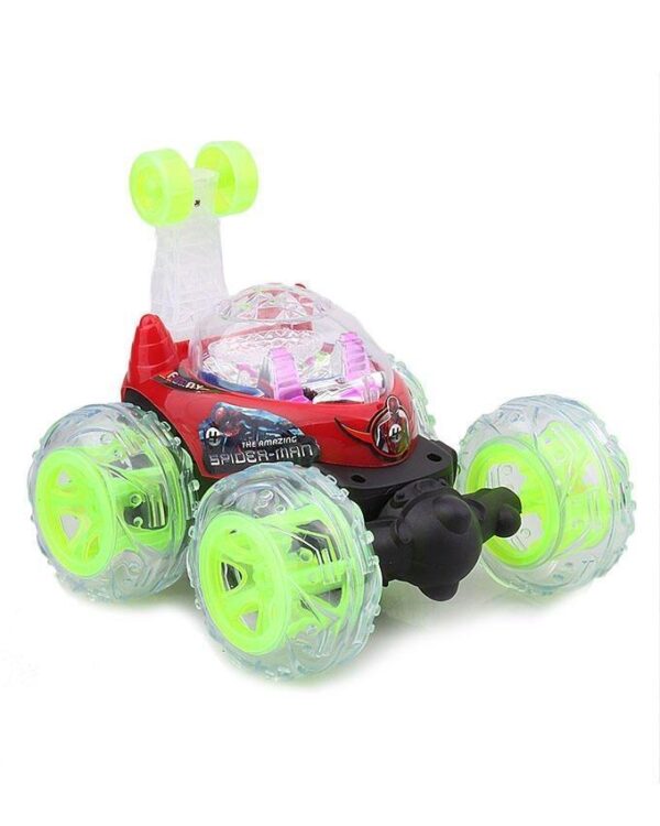 9802 - Stunt Remote Control Car - Red & Green - Image 2