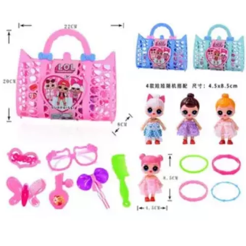 Beautiful Beauty Set for Baby Girls in Bag