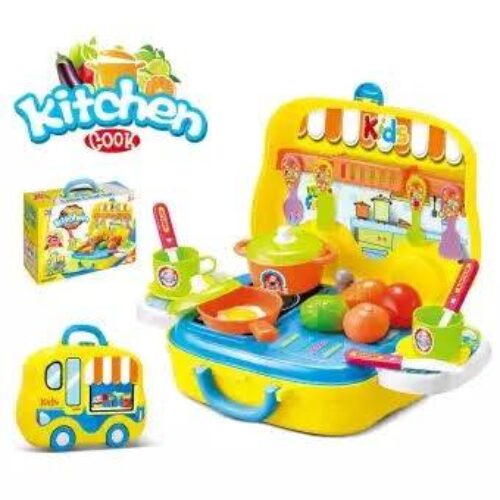 Kitchen In A Portable Case Toy