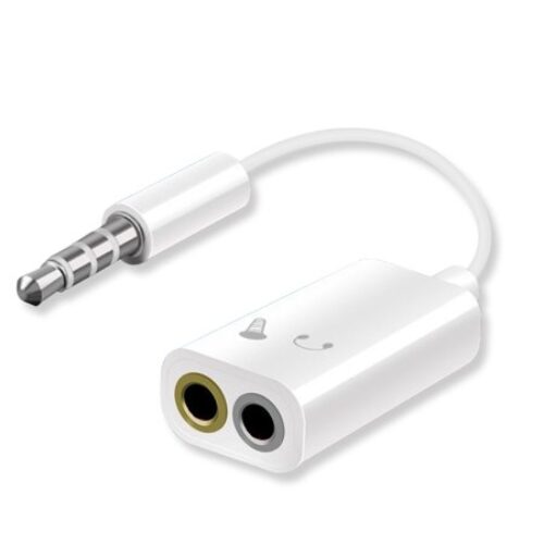 2in1 Dual Handsfree Connector to Single Mobile – 3.5mm