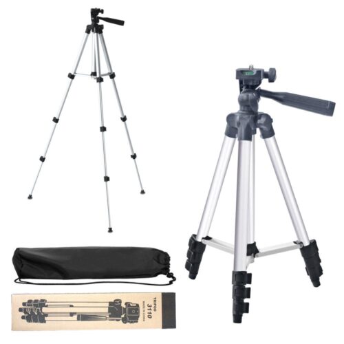 3110 Tripod Stand Selfie Camera Phone Aluminum Tripod WT3110 Smart Camera 3 Ways Stand Low Price Camera Tripod