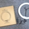 126mart Photography LED Selfie Ring Light with Phone Holder M33 (Black)