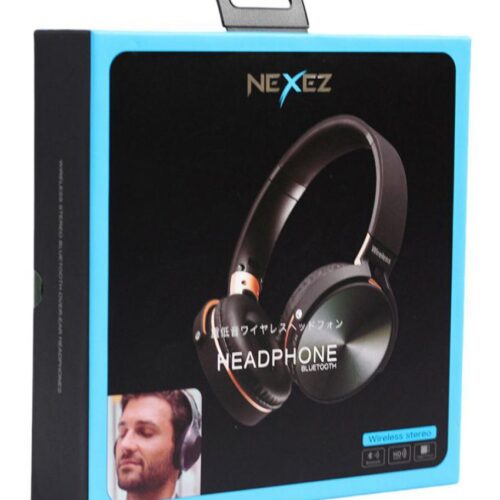 NEXEZ NE06 Wireless Headphones With TF/SD Card Over Ear Headset With Mic Red