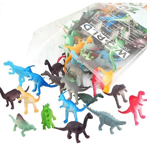 50 Pcs – Small Jurassic Park Wild Life Dinosaurs Toys Collect For Kids