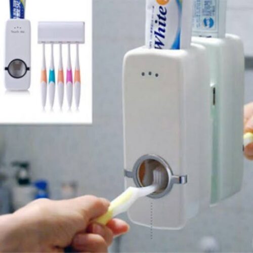 Best Quality Set of Toothpaste Dispenser & Brush Holder – Price in Pakistan 2023