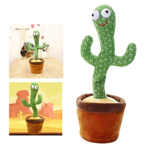 Dancing Cactus Sing Cactus Toy Cactus Plush Toy Childhood Education Toys Electronic Swing Cactus Doll