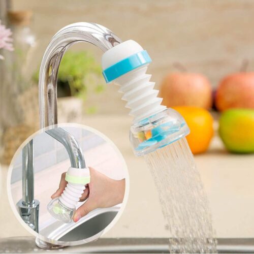 Fan Faucet 360 Adjustable Flexible Kitchen Faucet Tap Water Outlet Shower Head Water Filter Sprink