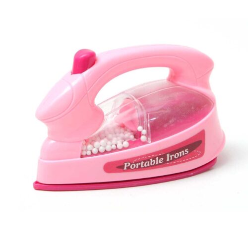 Mini Iron Machine, Kids Toy, Mini Toy Mini Furniture Toys Plastic Pink Mini Battery Operated Iron