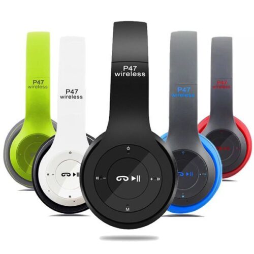 P47 Wireless Headphones Bluetooth Stereo Head phones Foldable Headset with Mic Wireless Built-in Mic