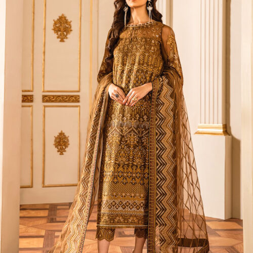 3 Piece Suit Embroidered Chiffon – Chantelle Baroque | Women Clothes