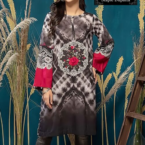 3Pcs Charizma Replica – Printed Sleeves | Women Clothes