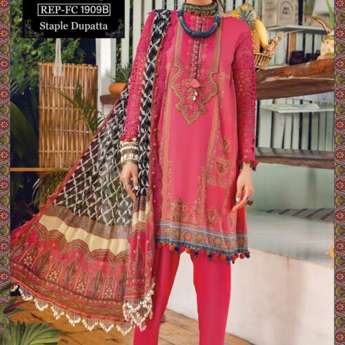 3Pcs Maria B Replica – Printed Sleeves | Online Shopping in Pakistan