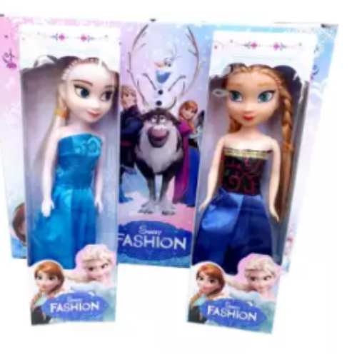 Disney Frozen Beautiful Anna and Elsa Doll Toys Set Pack of 2 With Premium Dress