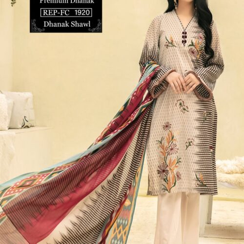 Nishat Linen Premium Dhanak REP-FC 1920 Dhanak Shawl