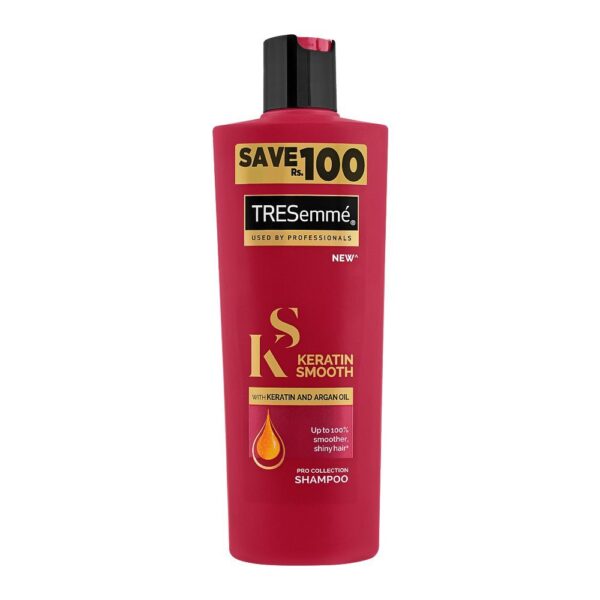 Tresemme Keratin Smooth With Keratin And Argan Oil Shampoo, 360ml