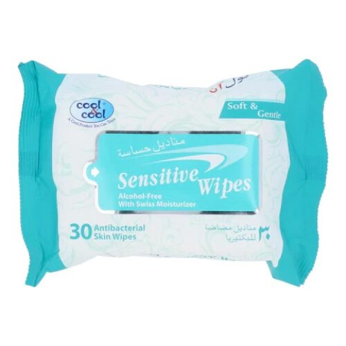 Cool & Cool Sensitive Antibacterial Skin Wipes 30pcs – Price in Pakistan 2024