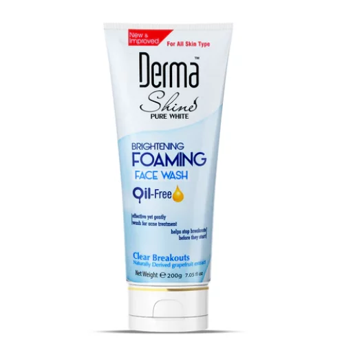 DERMA SHINE OIL FREE FOAMING FACE WASH