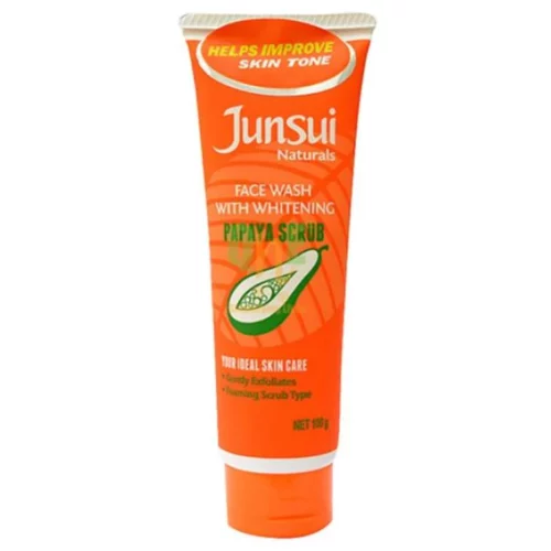 Junsui Naturals Face Wash with Whitening Papaya Scrub 100gm