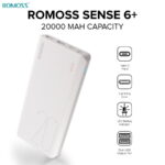 Romoss Sense 6+ 20000mAh Power Bank 2.1A MAX