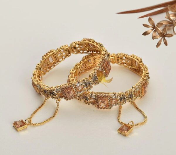 Gold Design Bangles 0107 - Artificial Jewelry | Price in Pakistan 2023