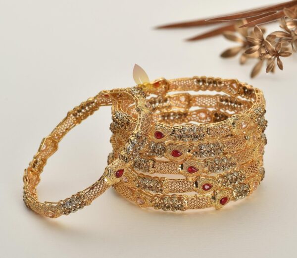 Gold Design Bangles 0193 - Artificial Jewelry | Price in Pakistan 2023