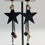 Premium Black Casual Earrings Star Shape - Price in Pakistan 2023