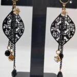 Premium Quality Black Casual Earring New Turkish Design