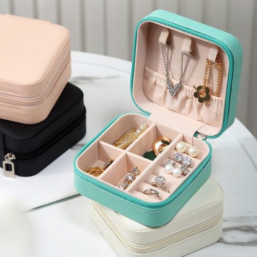 Jewelry Storage Box Plastic Jewelry Stand Earrings Ring Box