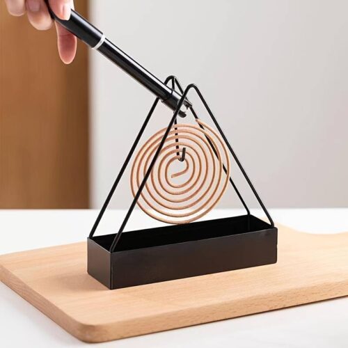 1pc Simple Triangle-shaped Iron Mosquito Coil Holder – Price in Pakistan 2024